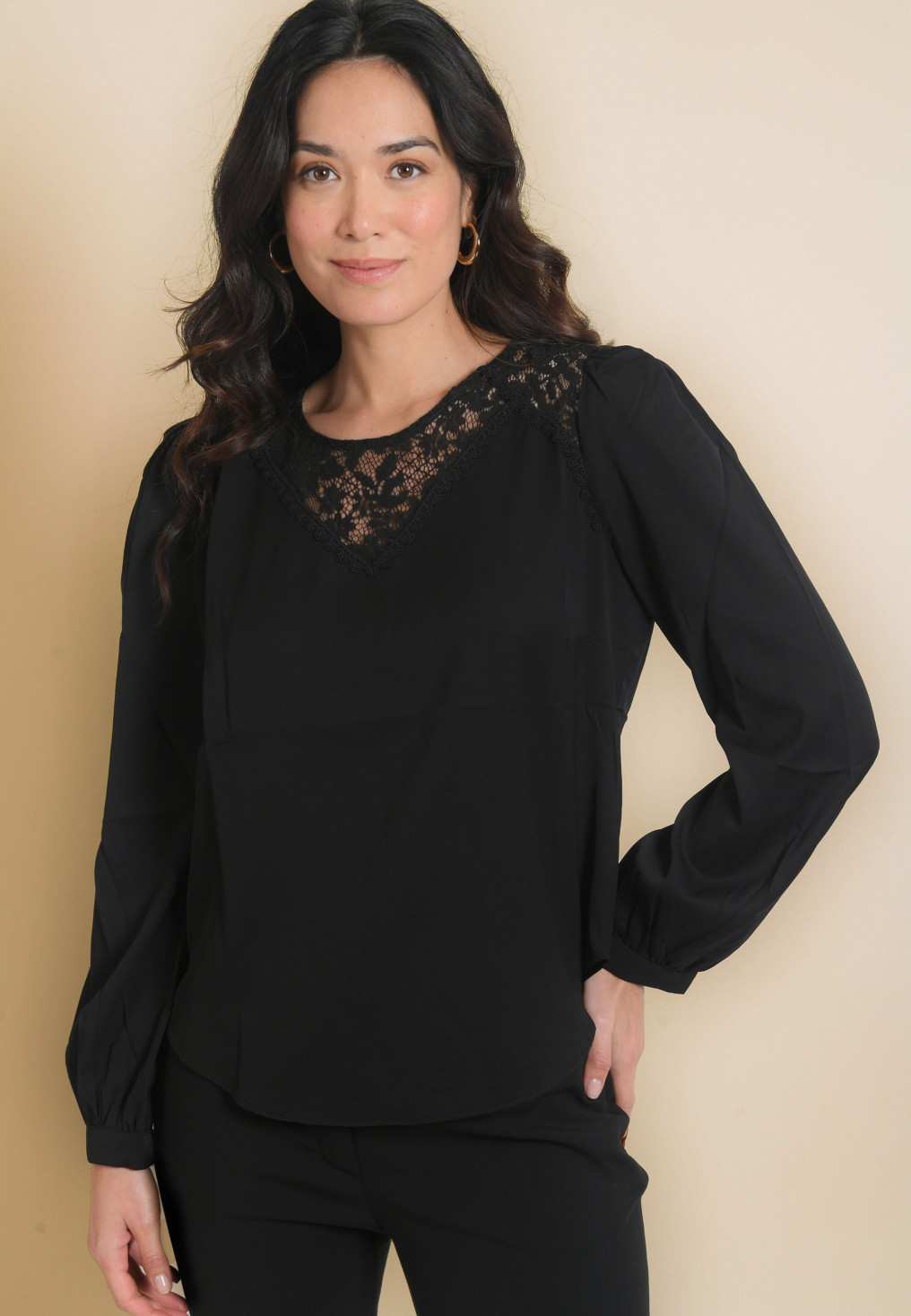 BLOUSE - JOYI - NOIR